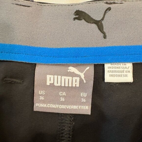 PUMA Golf Shorts Mens Size 36 X 10 Blue Way 1 Performance Wicking Flat Front - Picture 3 of 3